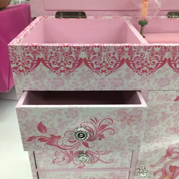 Ballerina Musical Jewelry Box - Vintage & Still In Box  Gar1 - Picture 3 of 6